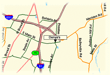 Denya's Auto Body Map